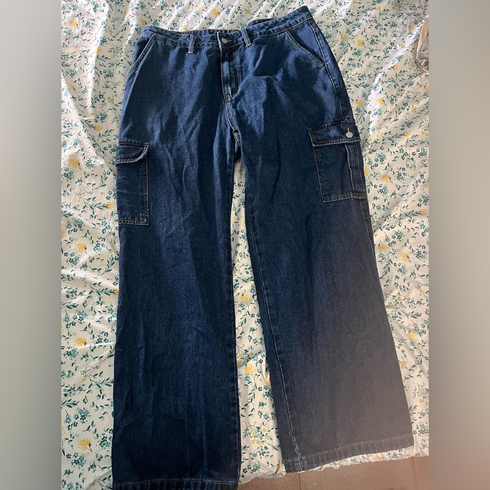 Cargo baggy jeans, size 18